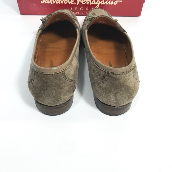 Salvatore Ferragamo Genuine Suede Loafers - Picture 8 of 9